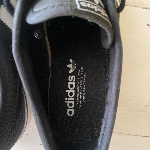 Adidas Nizza men's sneakers like new, black and white