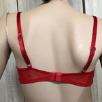 Bra size M/80D, red