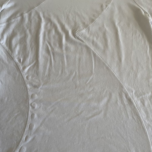 Cool white blouse like new, size M