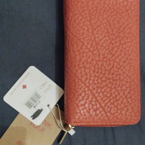 Doca wallet, coral color, new