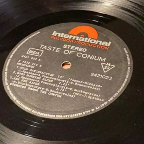 Socrates Drank The Conium record like new, rock 1972