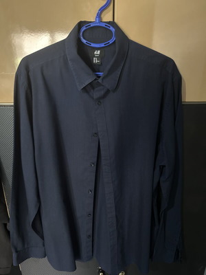 H&M dark blue men's shirt XL, like new