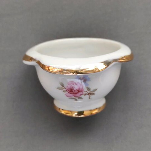 Small Bavarian porcelain bowl used, 1950s vintage