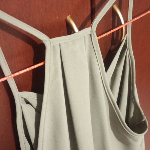 Shein Vcay Casual Wrap Camisole s size, like new, khaki