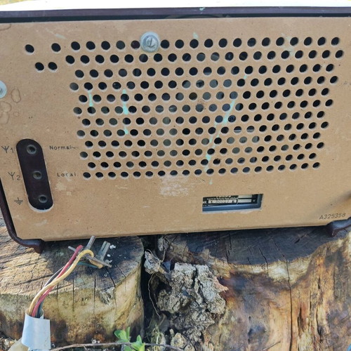 Philips vintage radio from the 50s used, non-functional
