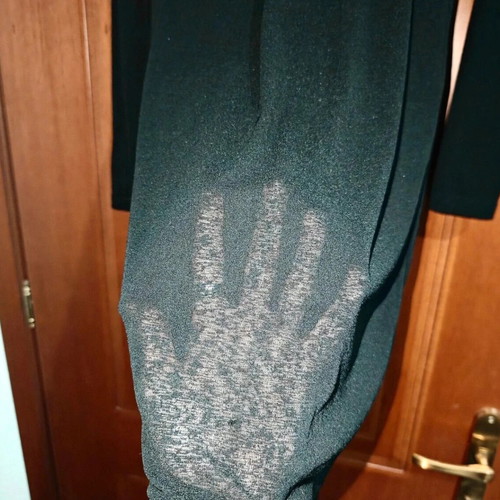 Dress with transparency black, size M, like new