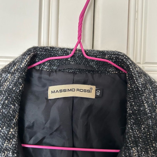 Massimo Rossi modern women's jacket medium like new, black