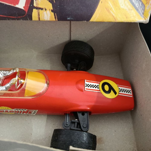 Formula 1 Lotus vintage toy from 60s, battery operated, like new