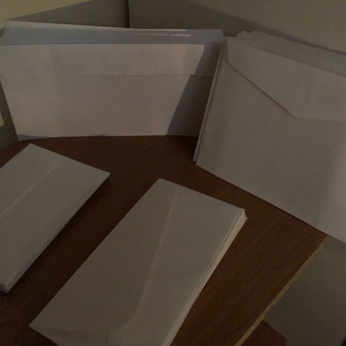Envelopes with or without ticket new