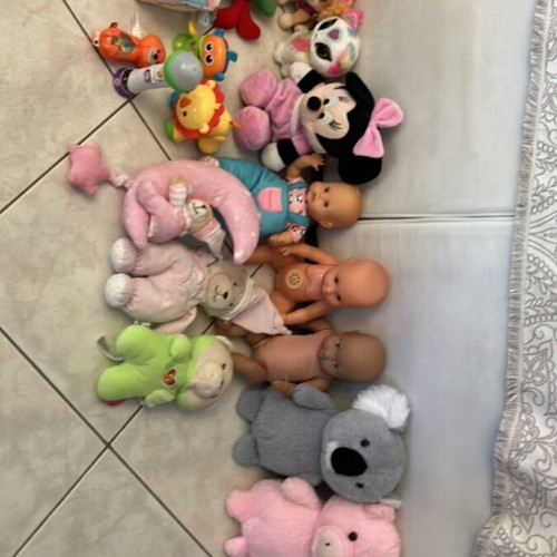 Mega Pack of Baby Toys and Stuffed Animals used, Fisher-Price, Mothercare, Nenuco