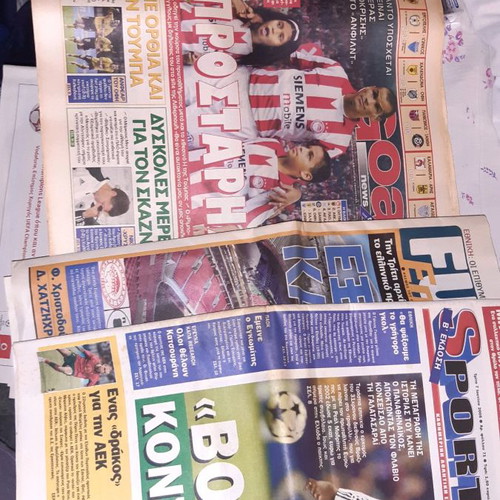 Sports collectible newspapers like new, pack of 20+ from 2007