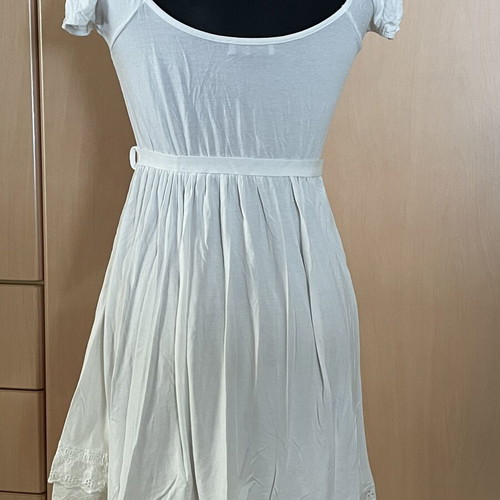 Regalinas white cotton cocktail dress, size M