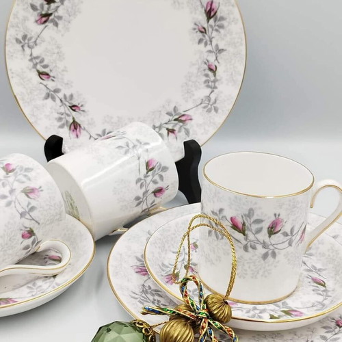 English bone china Tuskan England coffee set like new