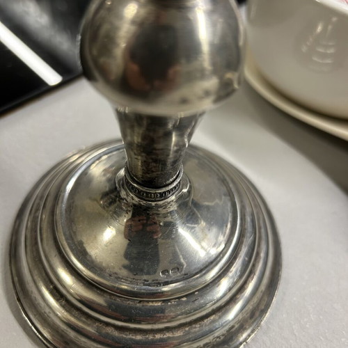 Silver 925 triple candlestick vintage