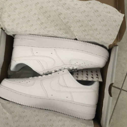 Nike Air Force 1 sneakers, size 41, white