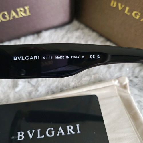 Bulgari Serpenti Forever Oval BV40007I new black and gold sunglasses