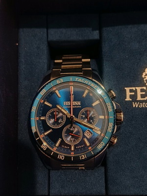 Festina F20560 μπλέ καινούριο ανδρικό ρολόι