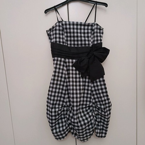 Evening dress with petticoat like new, size M