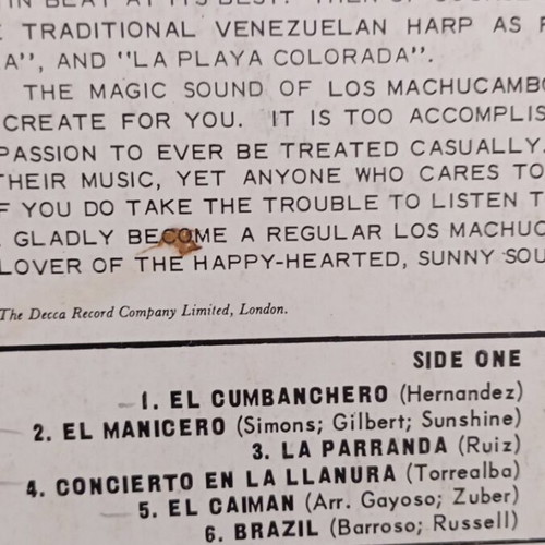 Caramba! Los Machucambos vinyl record used