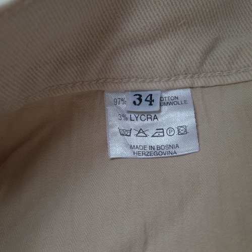 Musto men's pants used, size S/M W31 L31 beige cotton stretch
