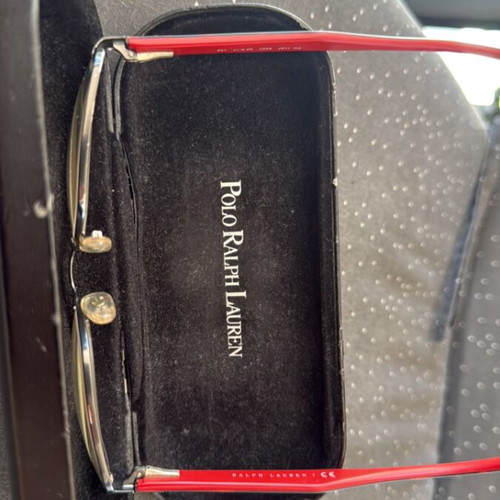 Ralph Lauren Prescription Glasses used, red, photochromic lenses