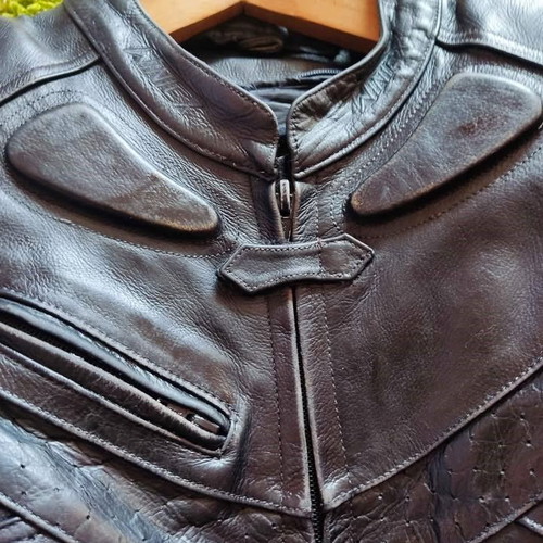 Wintex leather motorcycle jacket size XS like new