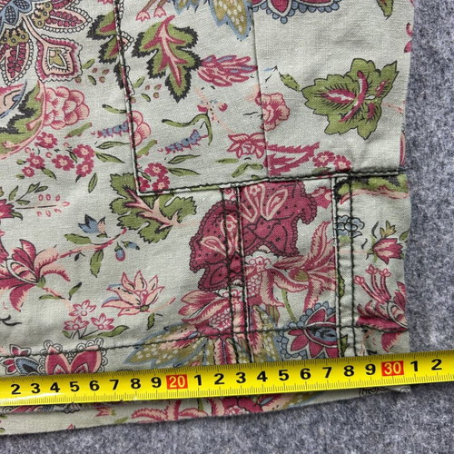 Ganesh Men's Cargo Shorts W33 Linen Floral Y2K Boho Vintage used