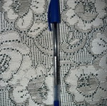 Blue pen