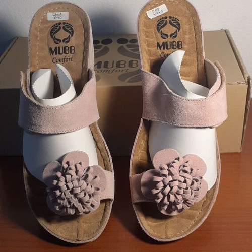 Mubb Comfort leather suede sandals size 40 new