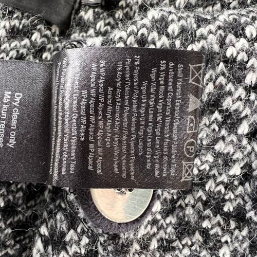 Gestuz Elvida women's cardigan like new, size M/L, black and gray