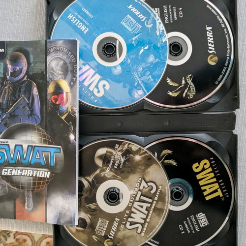 SWAT Generation 1+2+3 for PC like new with box and manuals