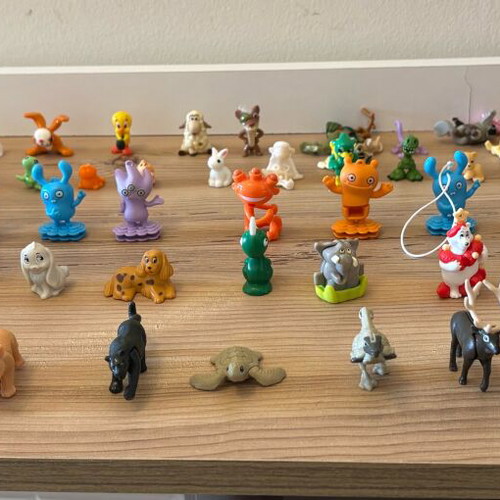 Kinder Joy and Surprise animal figures used, pack of 40 pieces