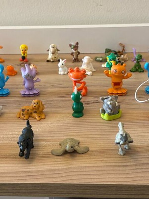 Kinder Joy and Surprise animal figures used, pack of 40 pieces