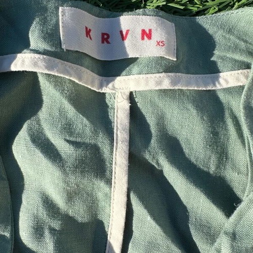 Karavan linen set dusty mint XS
