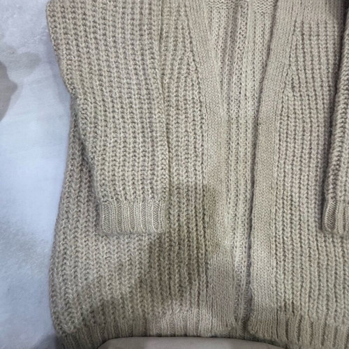 Zara long beige cardigan like new, size M