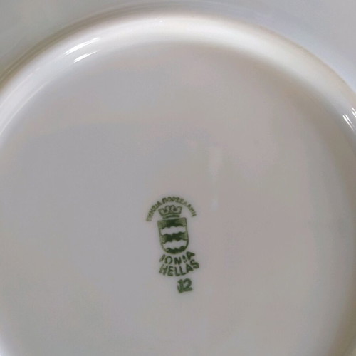 Ionias fruit plates new, set of 6 vintage