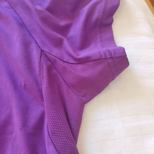 Quechua sports shirt used, purple, size large
