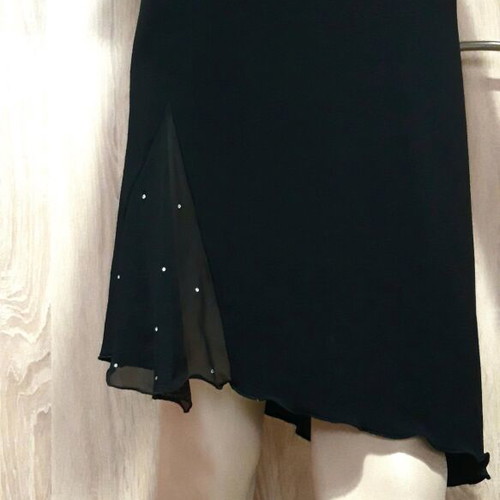 Lynne black formal dress new, size L 40 12