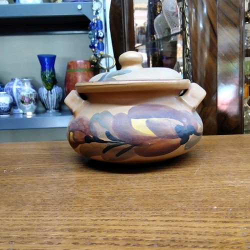 Clay Fireproof Pot With Lid And Handles Used 14x16x16