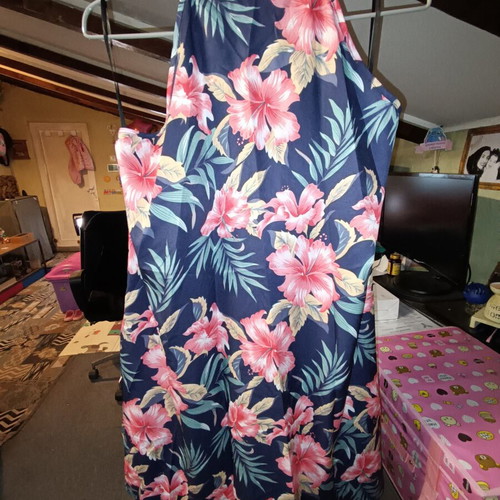 Shein summer mini dress like new, tropical floral print