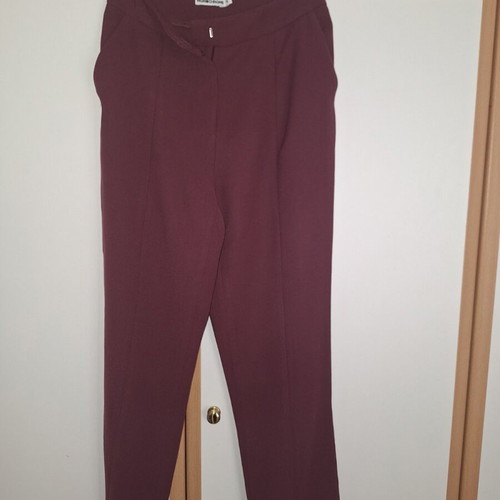 Straight pants bordeaux Monochrome like new, size XS