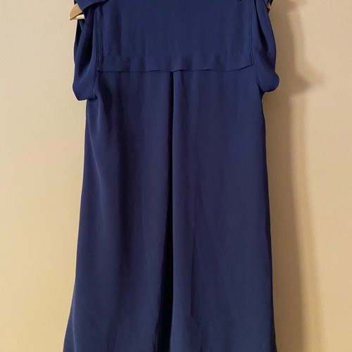 London dress S-M like new, blue shirt style