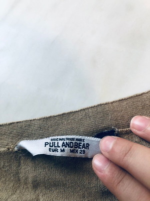 Pull and Bear thin spring cardigans, beige and blue, size M