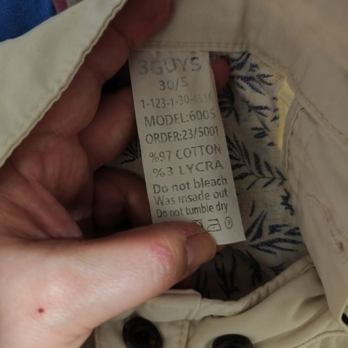 3Guys men's beige shorts like new