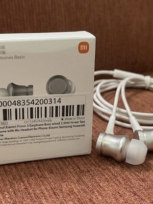 Xiaomi Piston 3 wired earphones 3.5mm with mic new, sealed