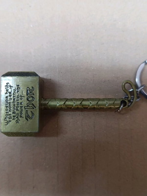 Thor's hammer keychain opener new
