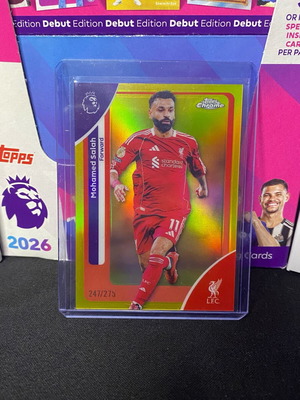 Mohamed Salah Card 247/275 Topps Chrome 2026 like new