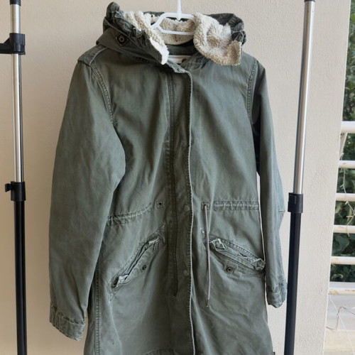 Scotch & Soda Women's Long Jacket like new, khaki, size M