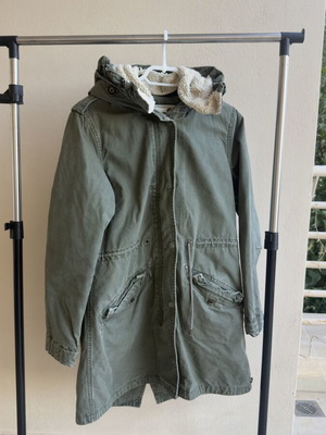 Scotch & Soda Women's Long Jacket like new, khaki, size M