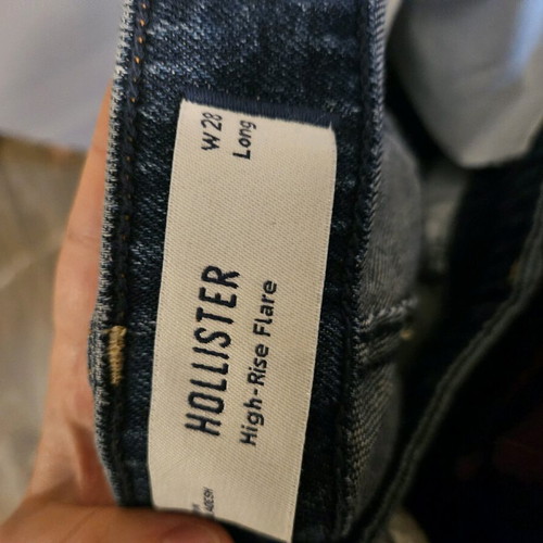 Hollister flare τζιν καινούριο, μέγεθος 6L, μπλε